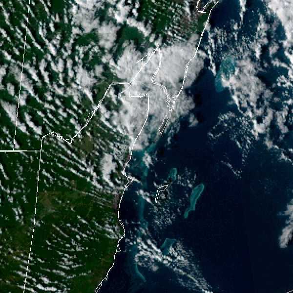 météo tropicale : Image satellite .