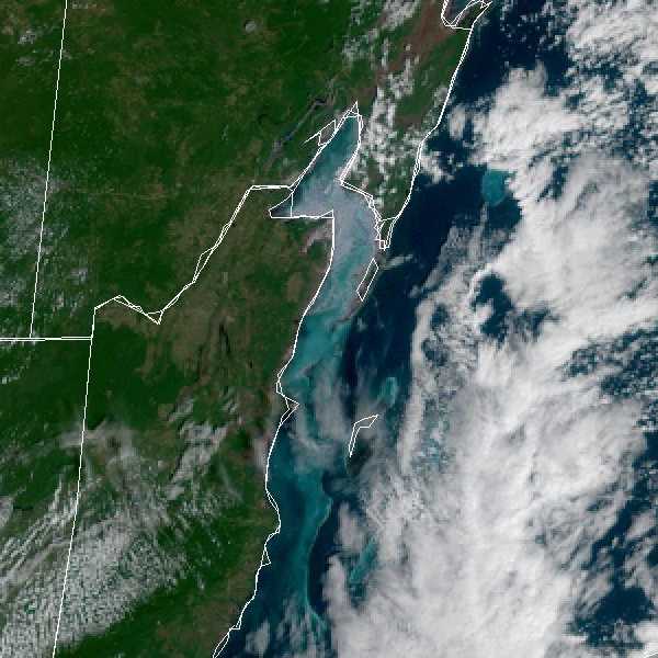 météo tropicale : Image satellite .