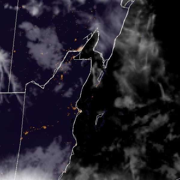 météo tropicale : Image satellite .