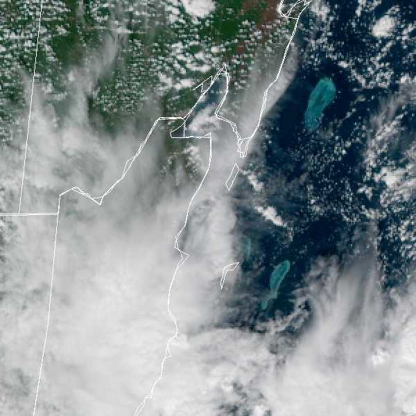 météo tropicale : Image satellite .