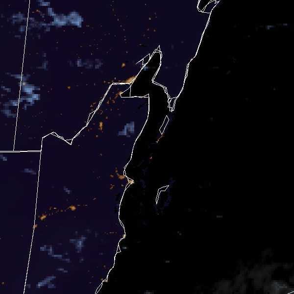 météo tropicale : Image satellite .