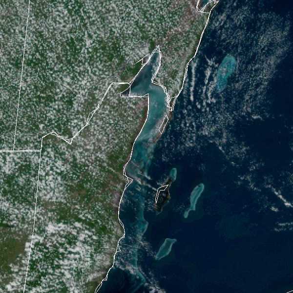 météo tropicale : Image satellite .