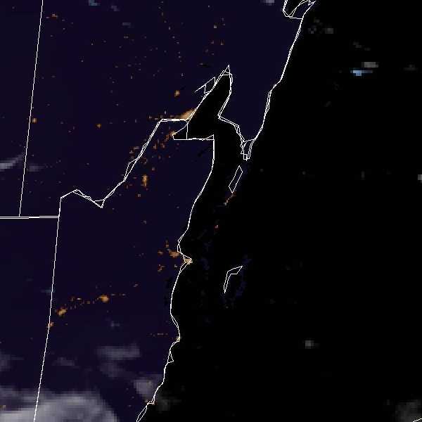 météo tropicale : Image satellite .