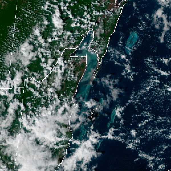 météo tropicale : Image satellite .