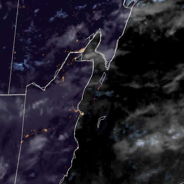 météo tropicale : Image satellite .