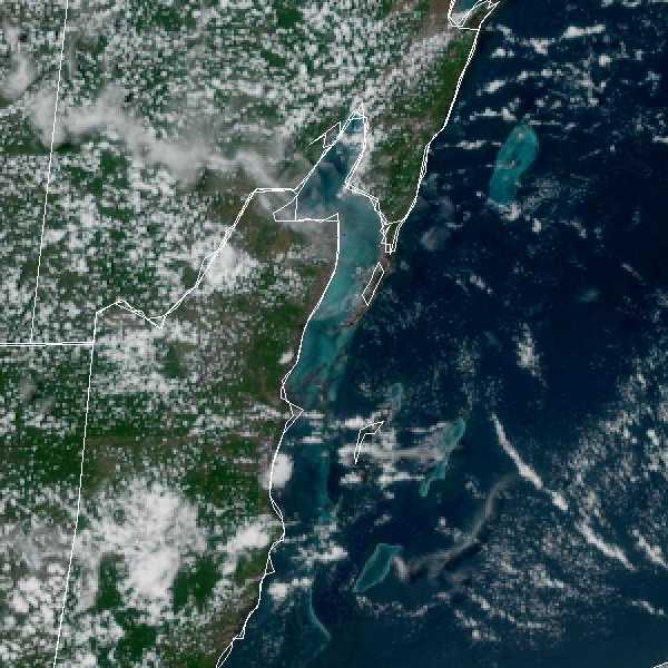 météo tropicale : Image satellite .