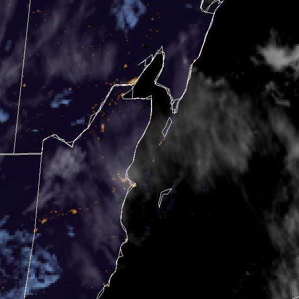 météo tropicale : Image satellite .