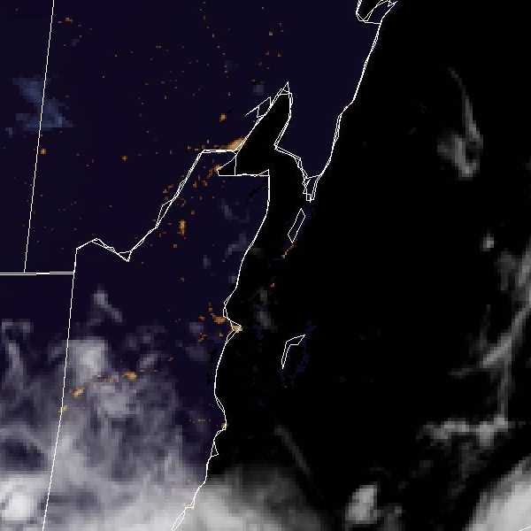 météo tropicale : Image satellite .