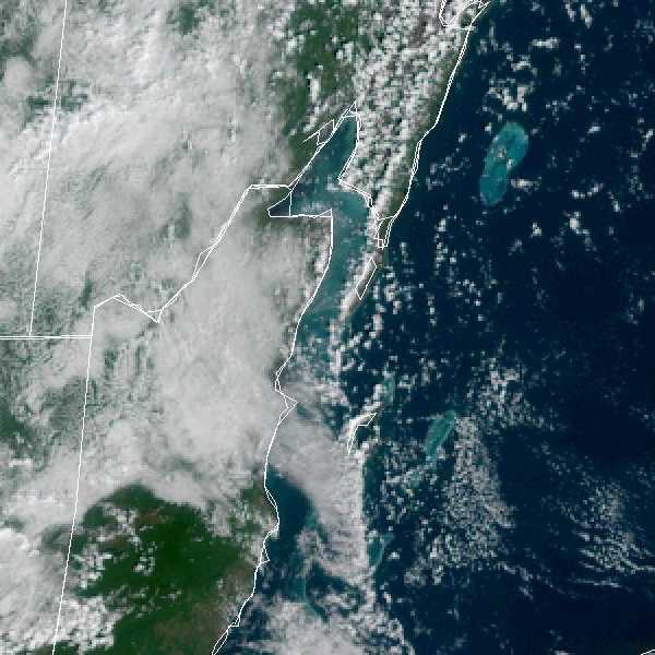 météo tropicale : Image satellite .