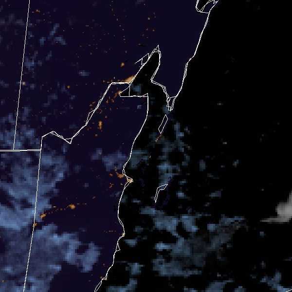 météo tropicale : Image satellite .