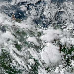 météo tropicale : Image satellite .