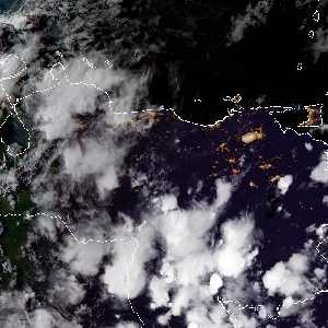 météo tropicale : Image satellite .