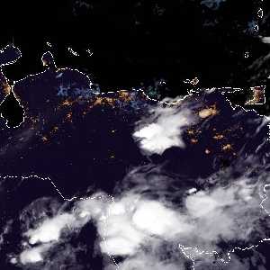 météo tropicale : Image satellite .