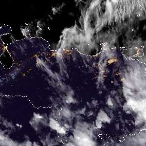 météo tropicale : Image satellite .