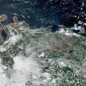 météo tropicale : Image satellite .