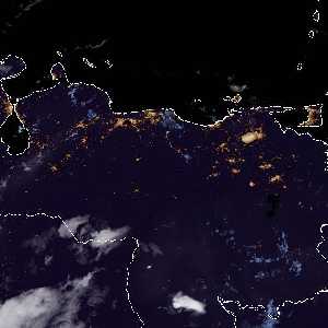 météo tropicale : Image satellite .
