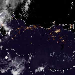 météo tropicale : Image satellite .