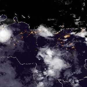 météo tropicale : Image satellite .