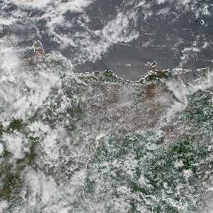 météo tropicale : Image satellite .