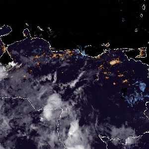 météo tropicale : Image satellite .