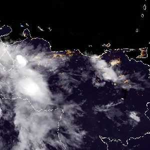 météo tropicale : Image satellite .