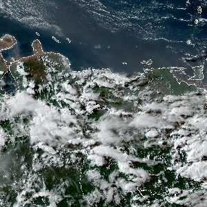 météo tropicale : Image satellite .