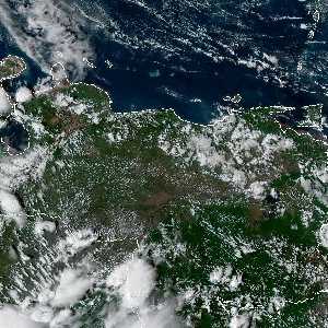 météo tropicale : Image satellite .