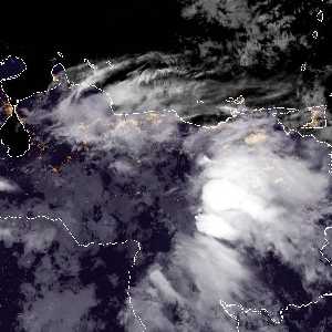 météo tropicale : Image satellite .