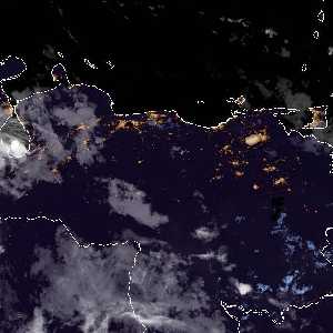 météo tropicale : Image satellite .
