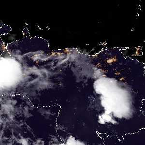 météo tropicale : Image satellite .