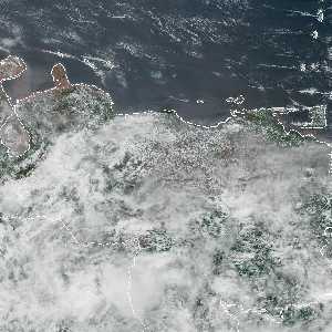 météo tropicale : Image satellite .