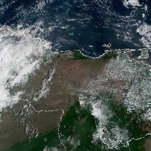 météo tropicale : Image satellite .