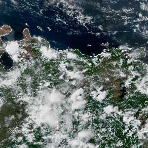 météo tropicale : Image satellite .