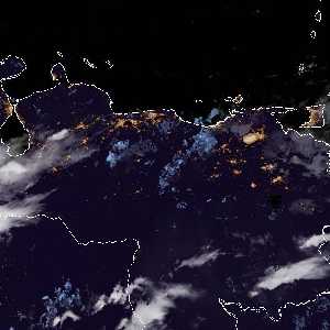 météo tropicale : Image satellite .