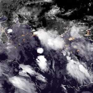météo tropicale : Image satellite .
