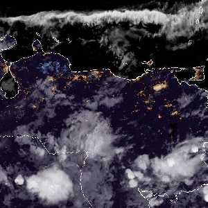 météo tropicale : Image satellite .