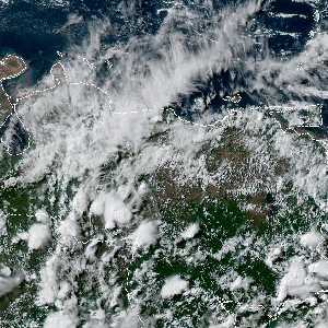météo tropicale : Image satellite .