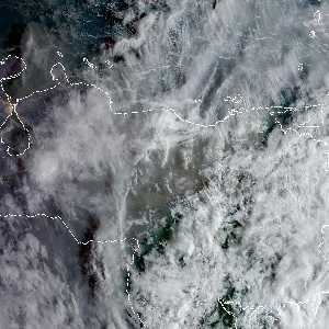 météo tropicale : Image satellite .