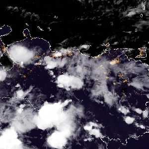 météo tropicale : Image satellite .