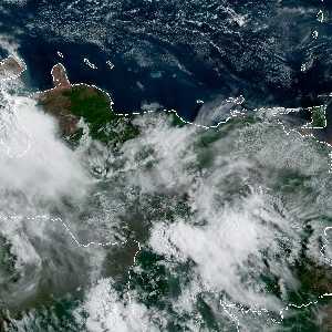 météo tropicale : Image satellite .