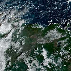 météo tropicale : Image satellite .