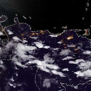 météo tropicale : Image satellite .