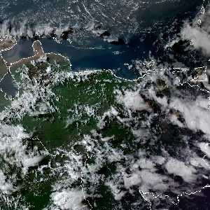 météo tropicale : Image satellite .