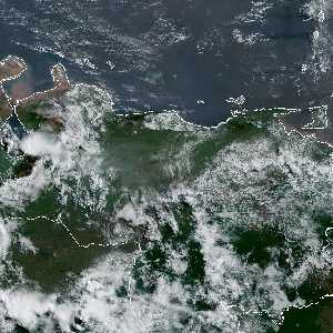 météo tropicale : Image satellite .