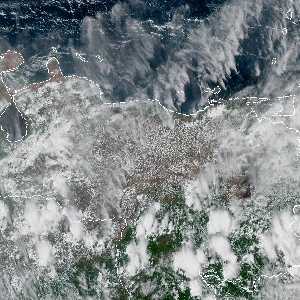 météo tropicale : Image satellite .