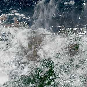 météo tropicale : Image satellite .