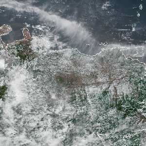 météo tropicale : Image satellite .