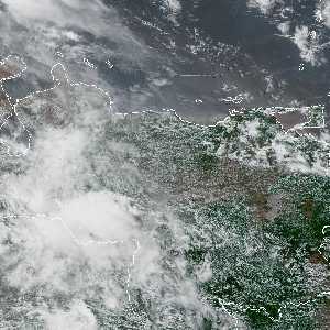 météo tropicale : Image satellite .