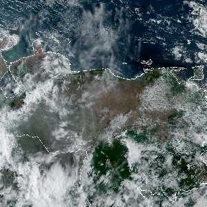 météo tropicale : Image satellite .