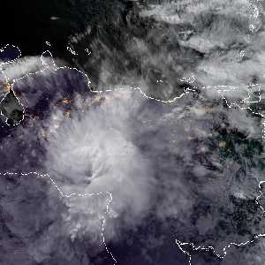 météo tropicale : Image satellite .